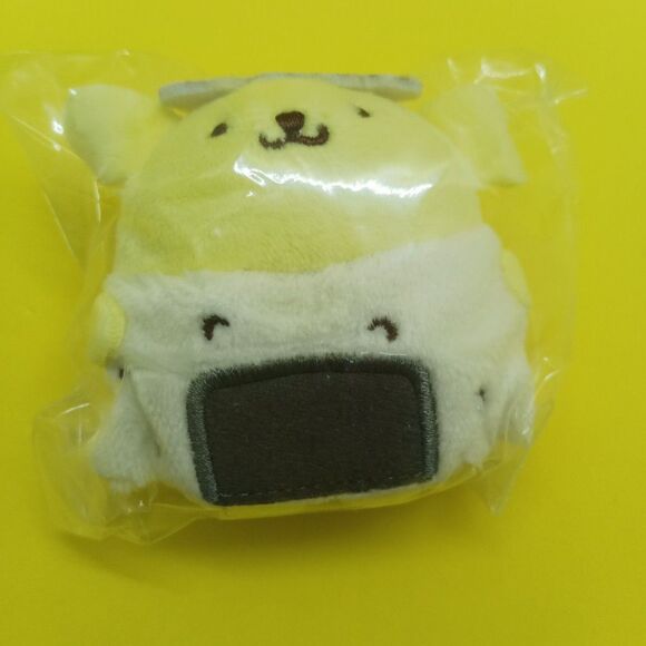Sanrio pompompurin orinigi mini plush keychain - Picture 4 of 8